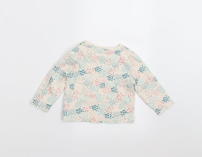 Mini Club Girls Multicoloured Floral  Basic T-Shirt Size 6-9 Months