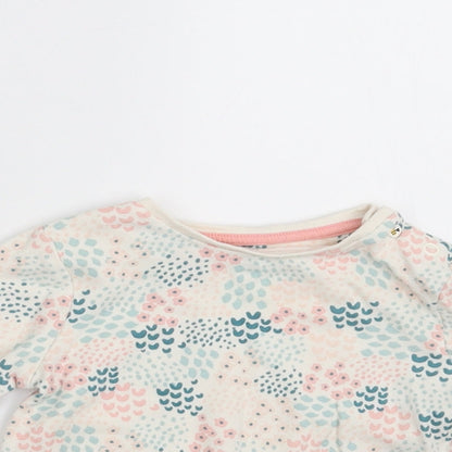 Mini Club Girls Multicoloured Floral  Basic T-Shirt Size 6-9 Months