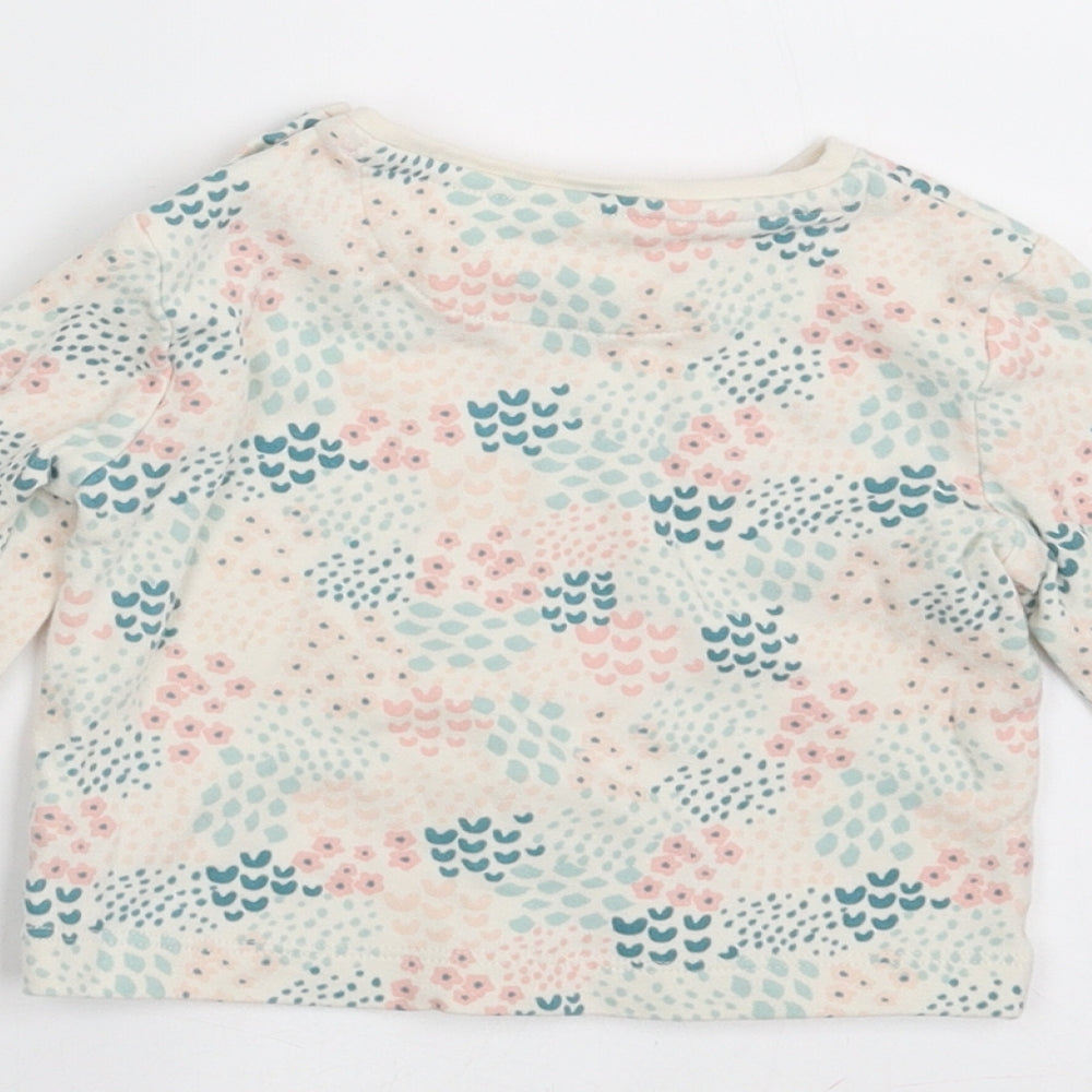 Mini Club Girls Multicoloured Floral  Basic T-Shirt Size 6-9 Months