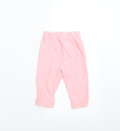 George Girls Pink    Trousers Size 6-9 Months