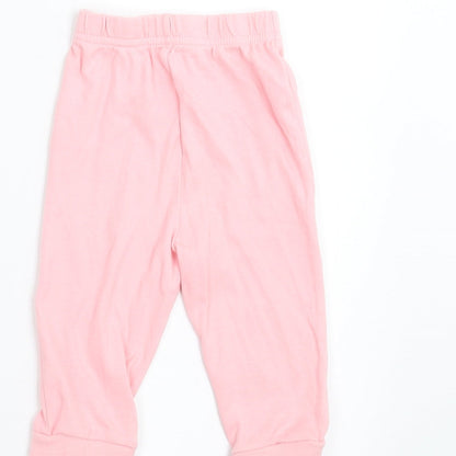 George Girls Pink    Trousers Size 6-9 Months