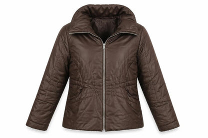 COLLAGE Womens Brown   Puffer Jacket Jacket Size 8