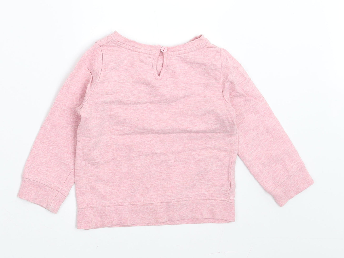 Mini Club Girls Purple   Pullover Jumper Size 9-12 Months  - Sweatshirt