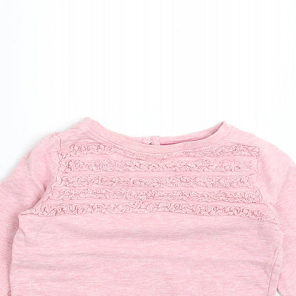 Mini Club Girls Purple   Pullover Jumper Size 9-12 Months  - Sweatshirt