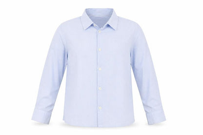 Zara boys Boys Blue Polka Dot  Basic Button-Up Size 8 Years