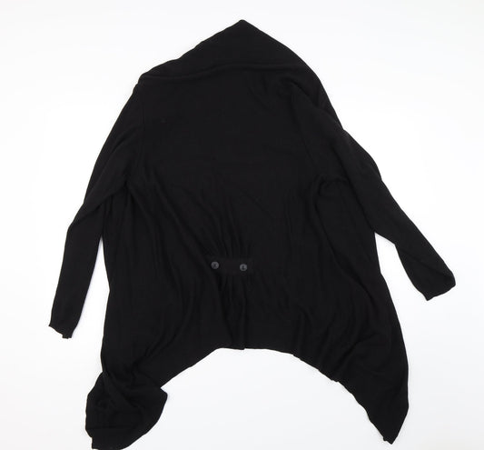 BM Womens Black   Cardigan Jumper Size M