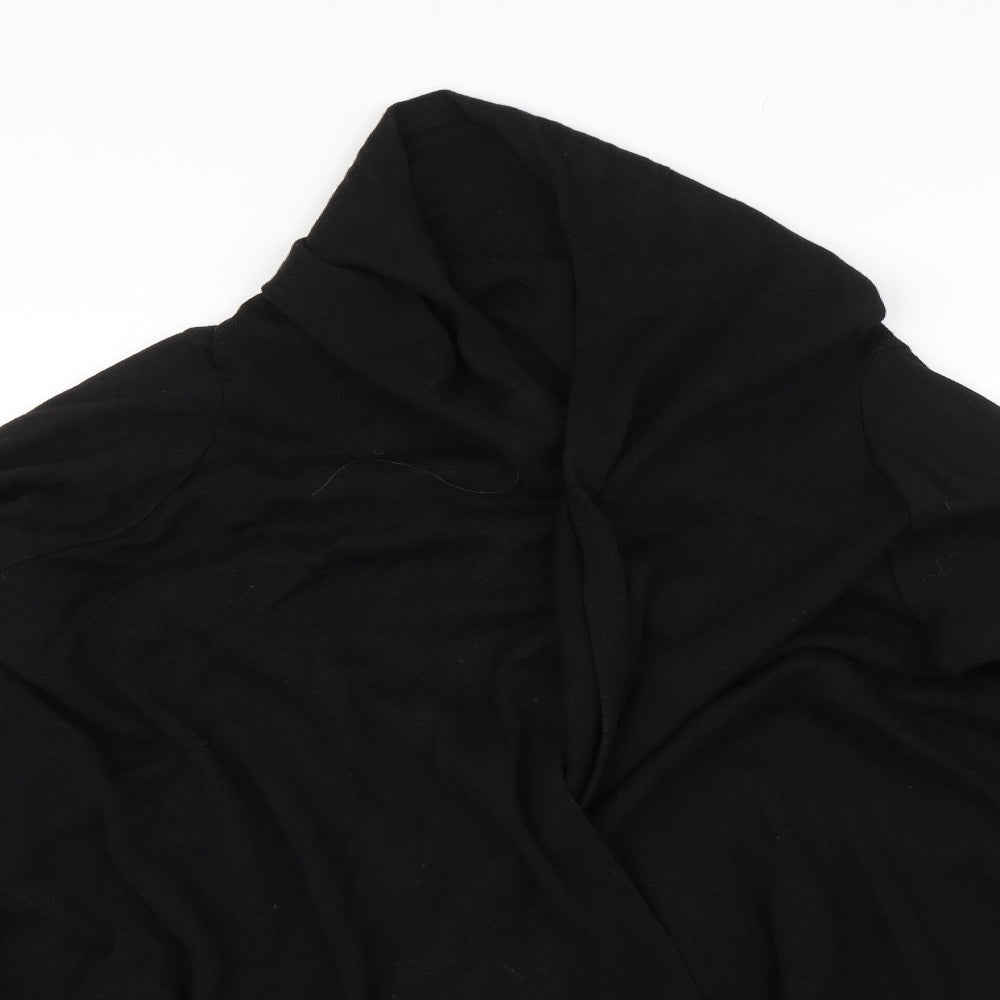 BM Womens Black   Cardigan Jumper Size M