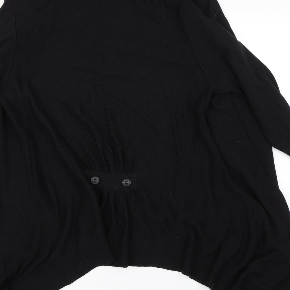 BM Womens Black   Cardigan Jumper Size M