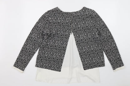 Womens UK Size 14 Wallis Black Basic Blouse
