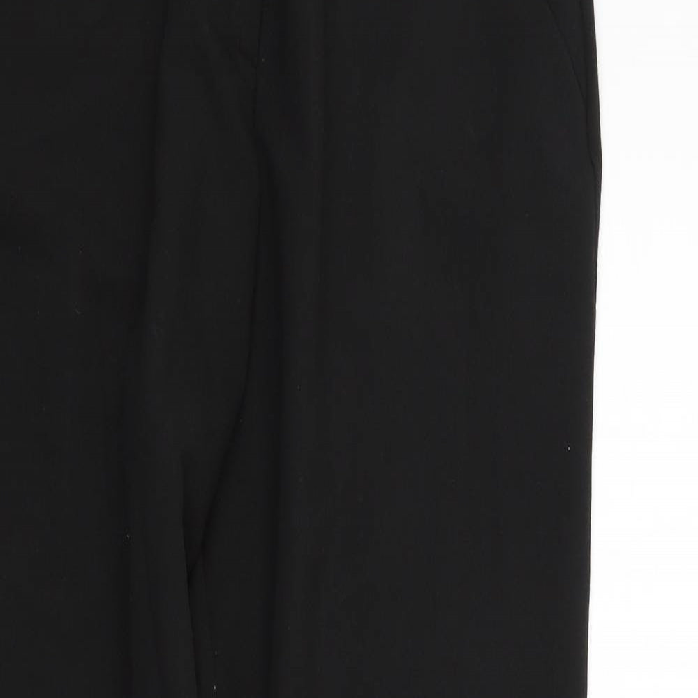 Womens UK Size 12 ASOS Regular Fit  Black Trousers