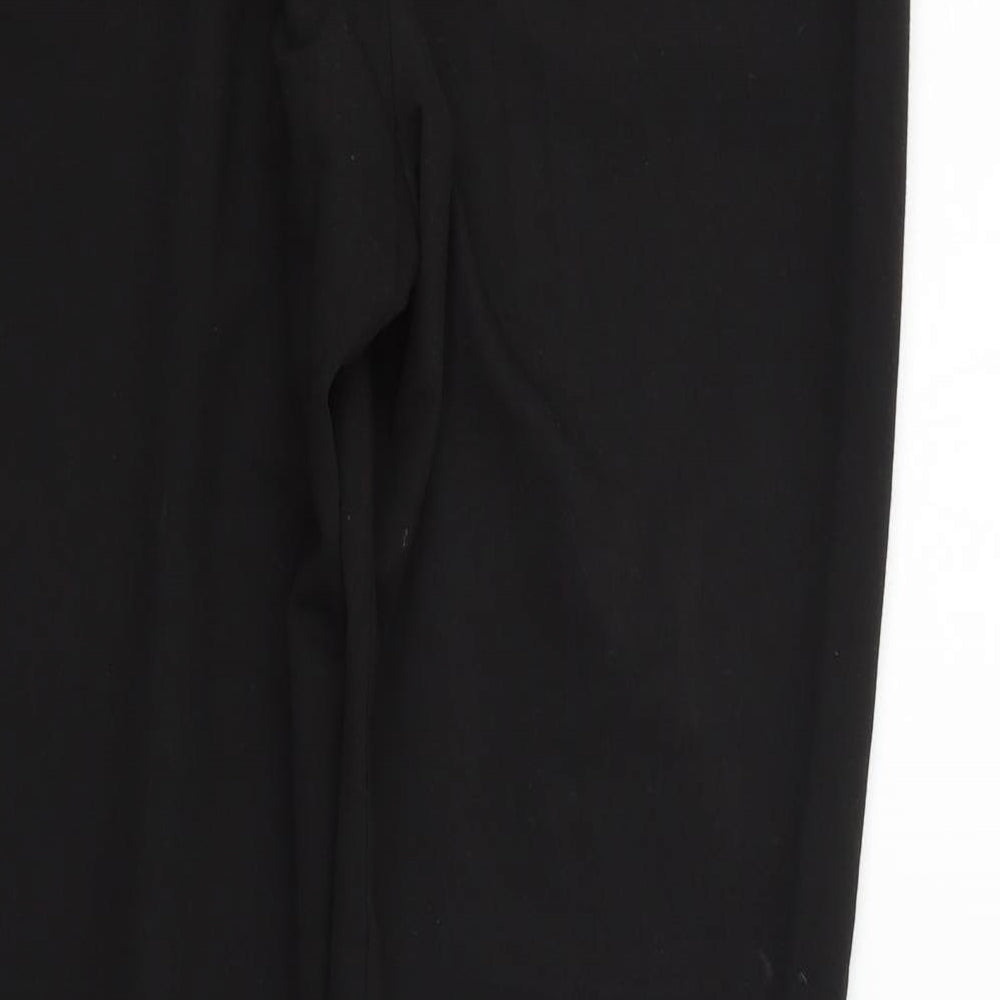 Womens UK Size 12 ASOS Regular Fit  Black Trousers