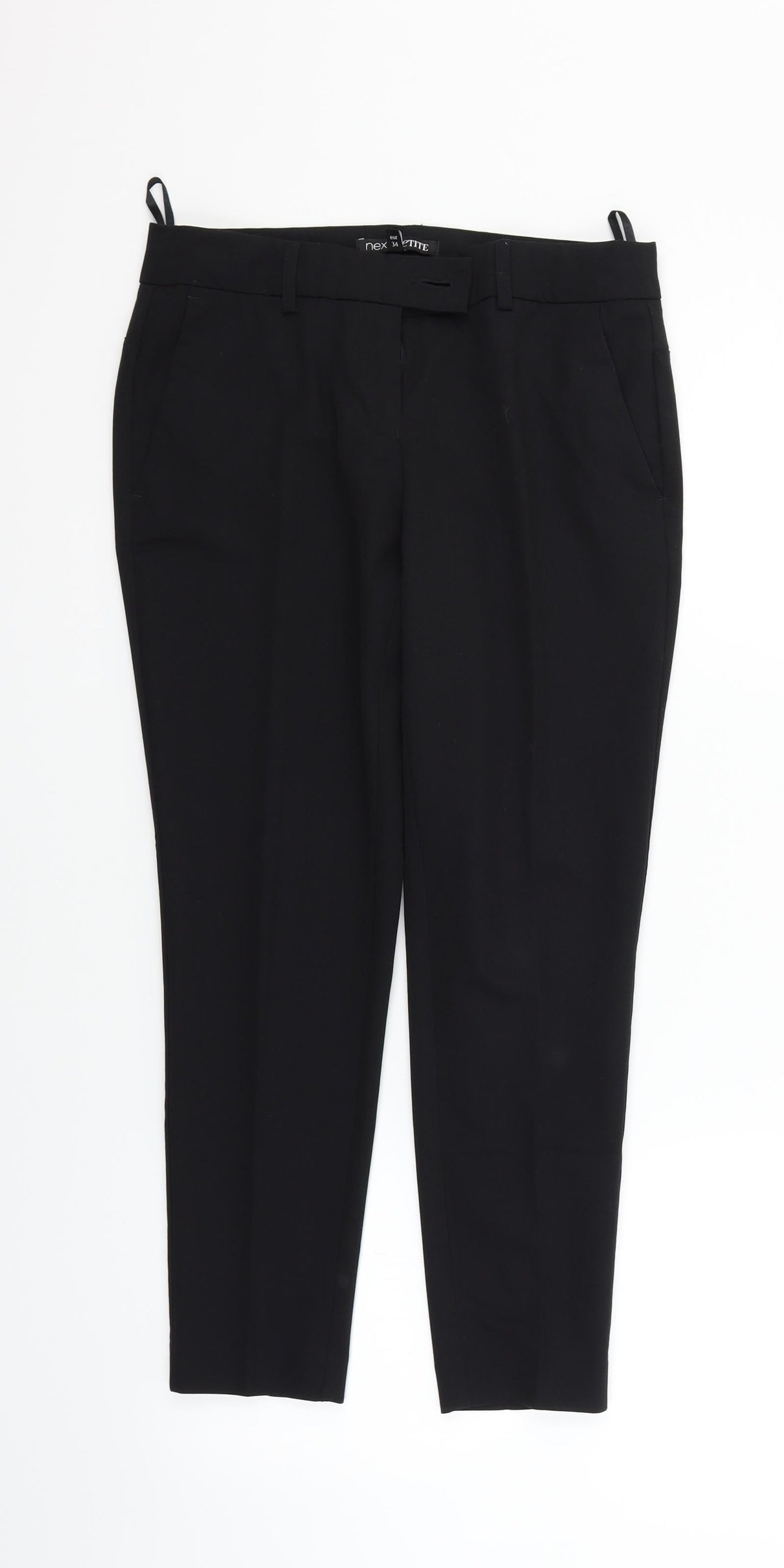 Womens UK Size 6 NEXT Regular Fit  Black Trousers