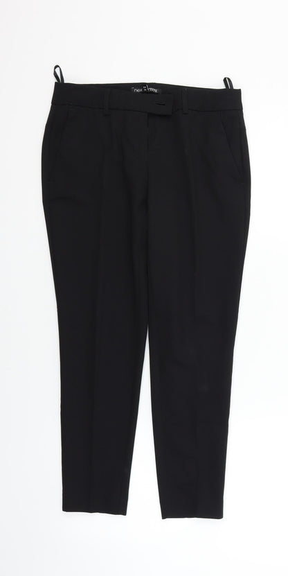 Womens UK Size 6 NEXT Regular Fit  Black Trousers