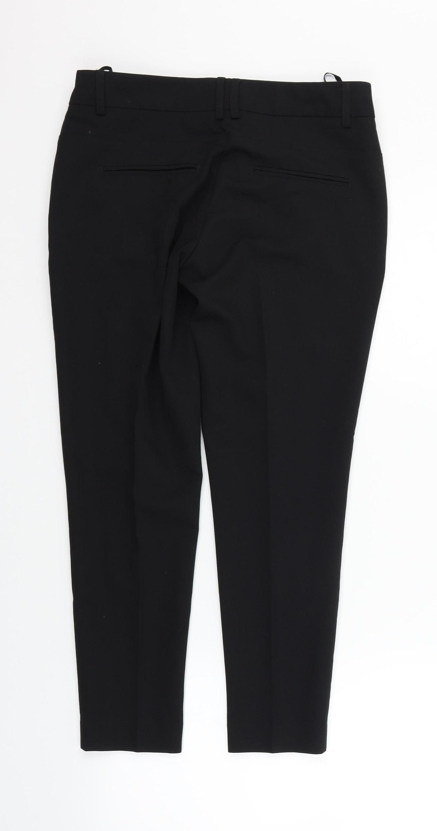 Womens UK Size 6 NEXT Regular Fit  Black Trousers
