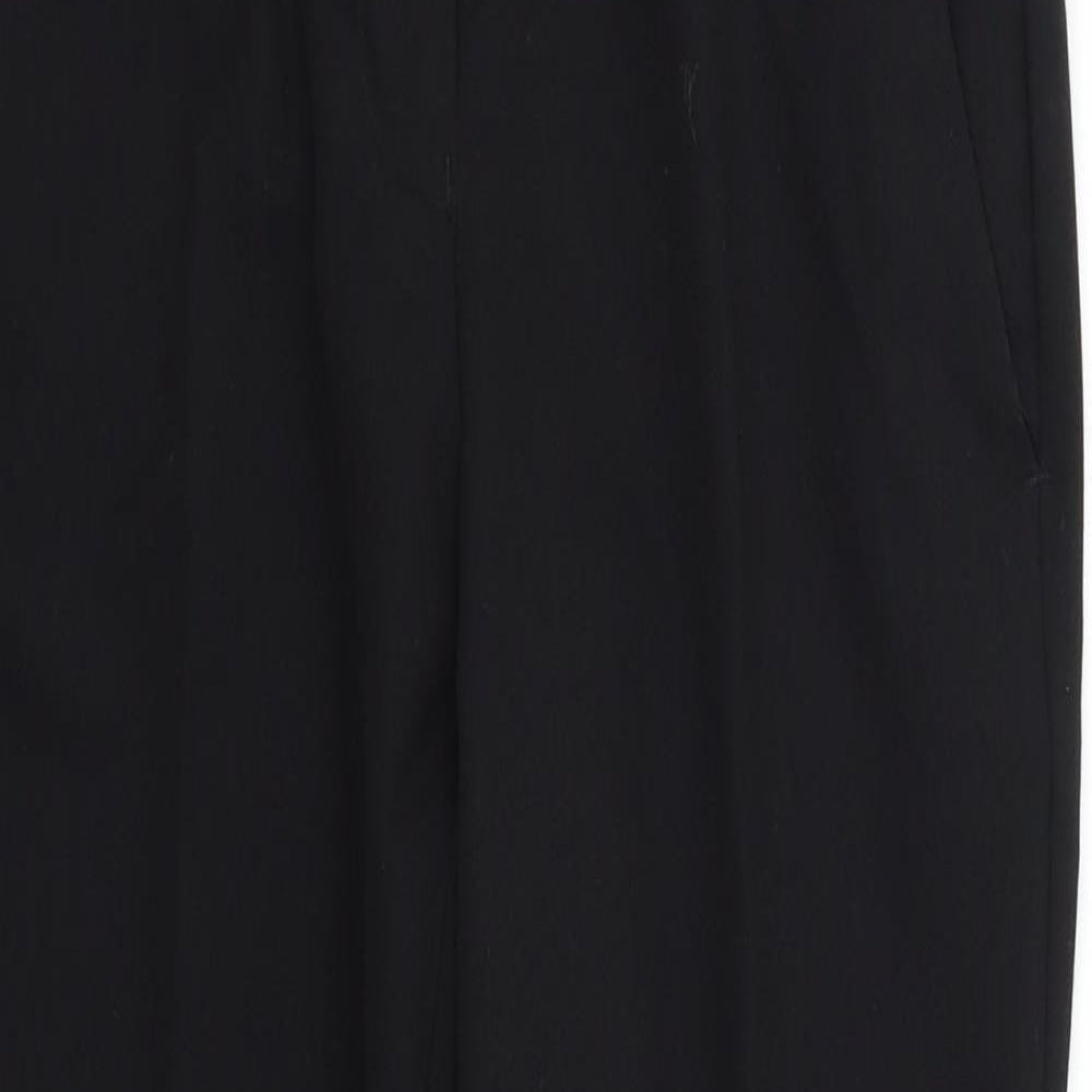 Womens UK Size 6 NEXT Regular Fit  Black Trousers