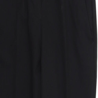 Womens UK Size 6 NEXT Regular Fit  Black Trousers