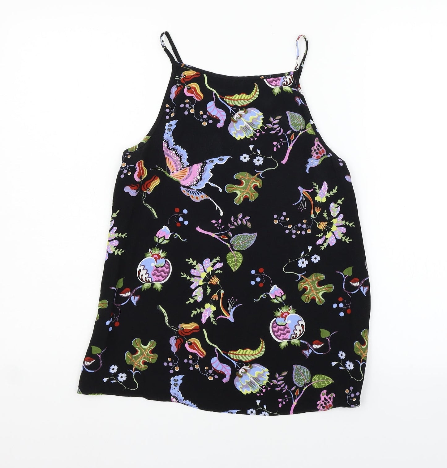 Womens UK Size 6 Warehouse Black Basic Tank