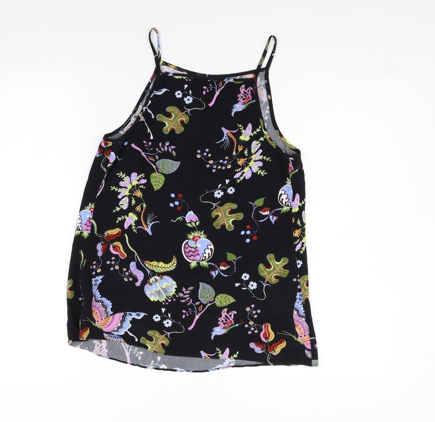 Womens UK Size 6 Warehouse Black Basic Tank
