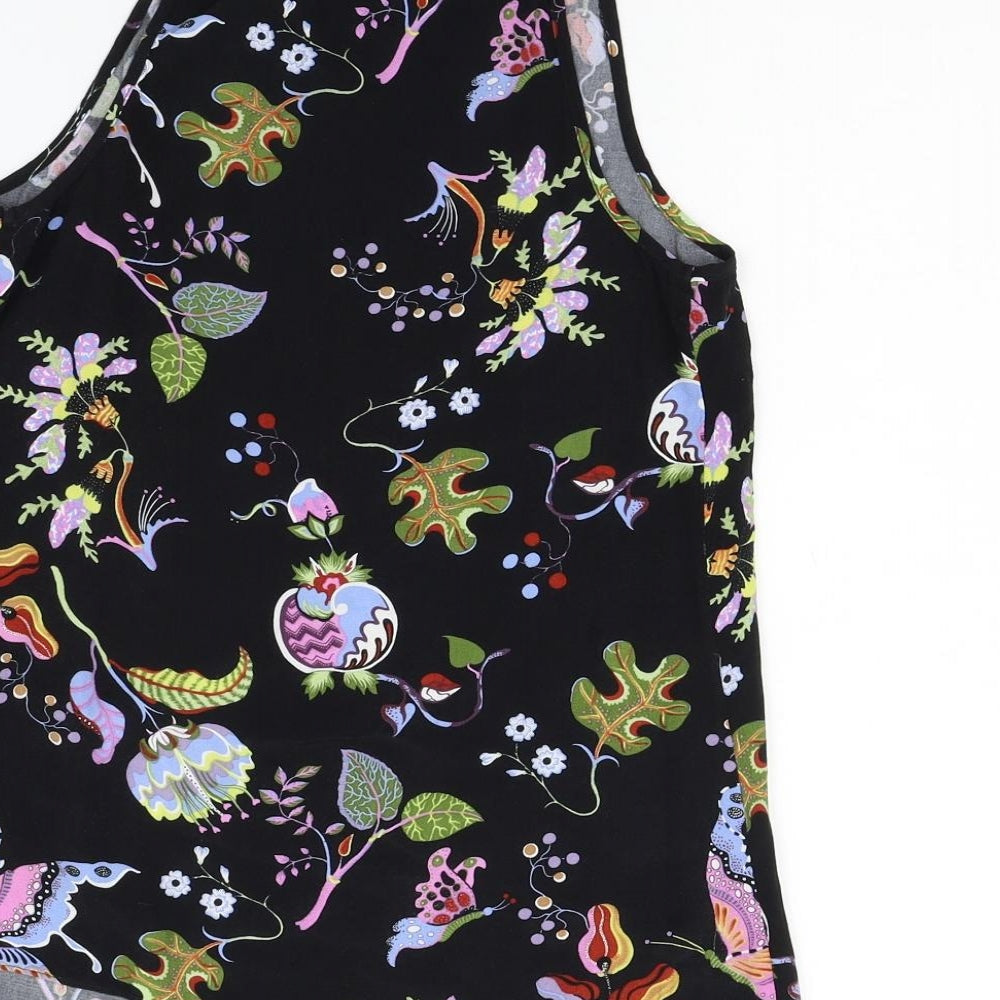 Womens UK Size 6 Warehouse Black Basic Tank