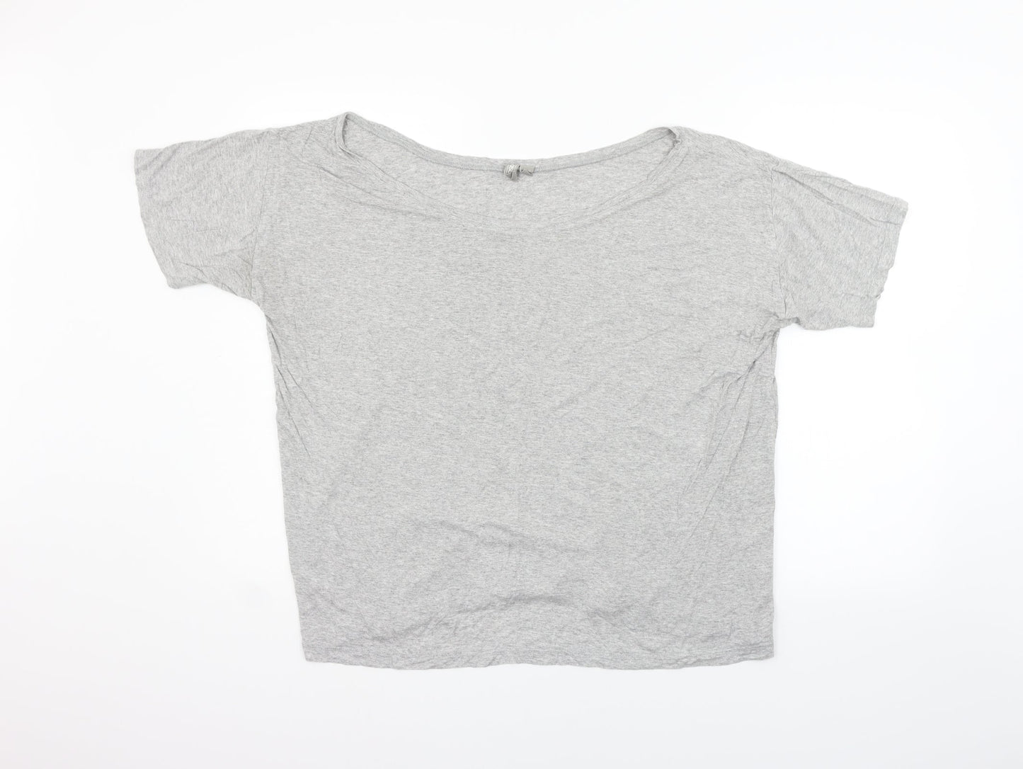 Womens UK Size 14 ASOS Green Basic T-Shirt