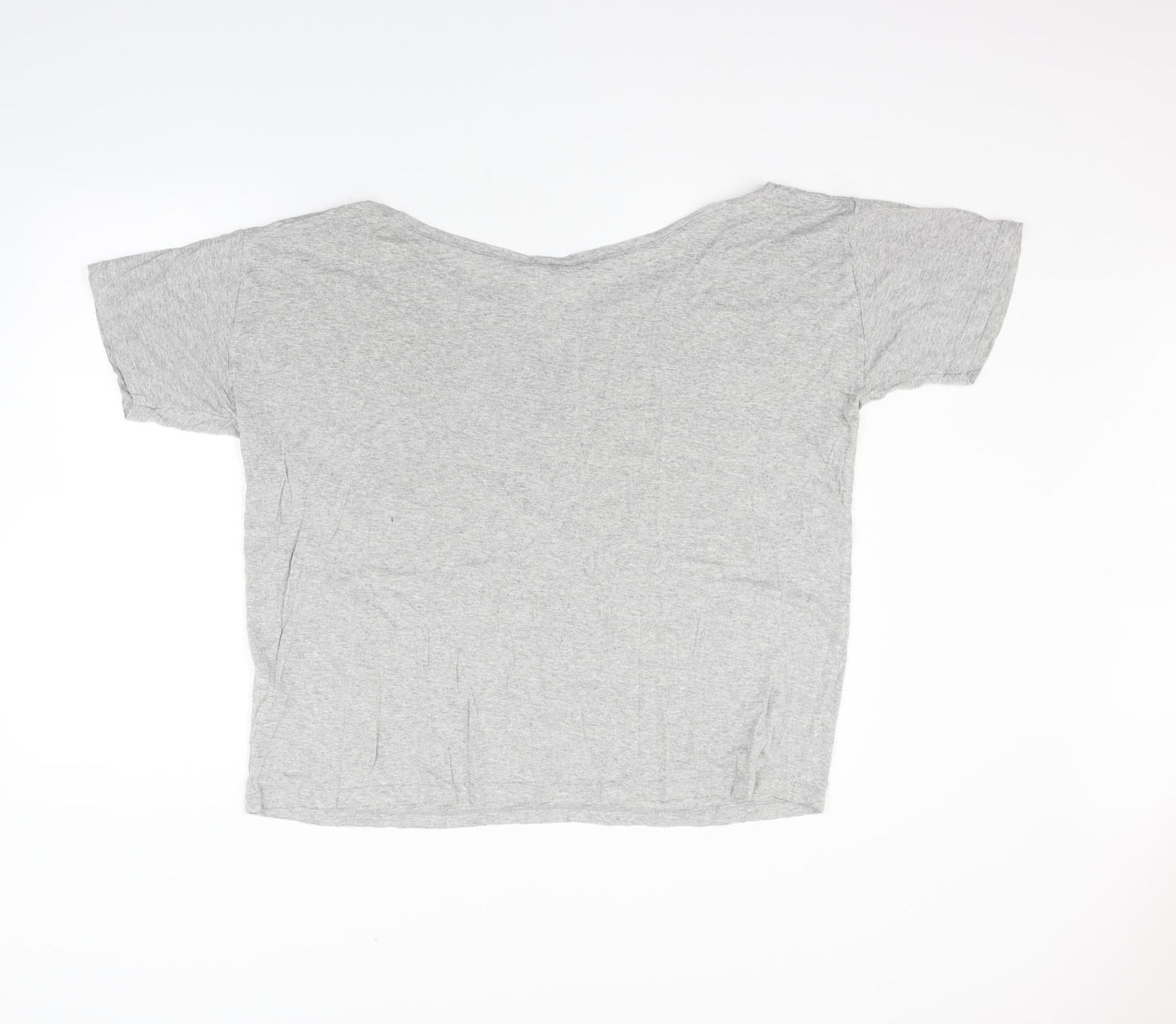 Womens UK Size 14 ASOS Green Basic T-Shirt