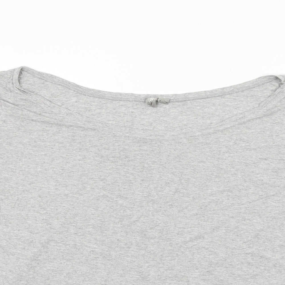 Womens UK Size 14 ASOS Green Basic T-Shirt