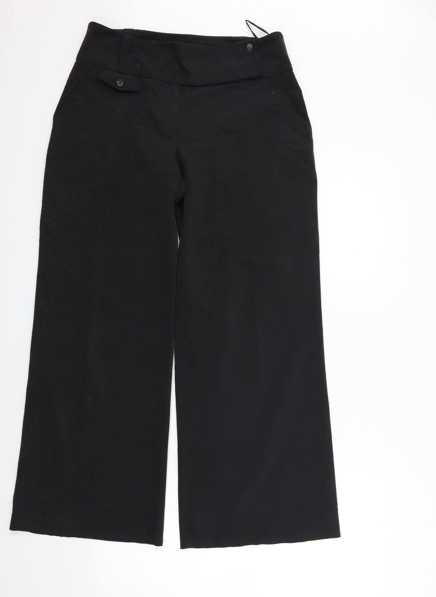 Womens UK Size 10 Dorothy Perkins Regular Fit  Black Trousers