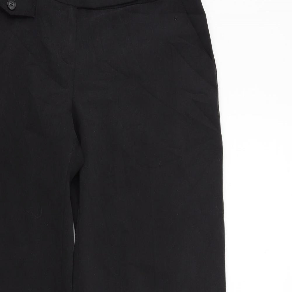Womens UK Size 10 Dorothy Perkins Regular Fit  Black Trousers