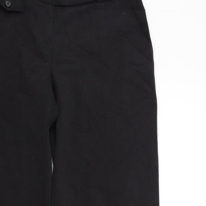 Womens UK Size 10 Dorothy Perkins Regular Fit  Black Trousers
