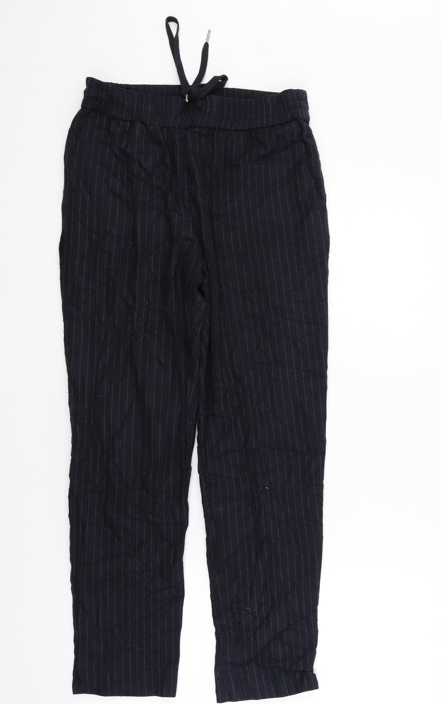 Womens UK Size 8 H&M Regular Fit  Black Trousers