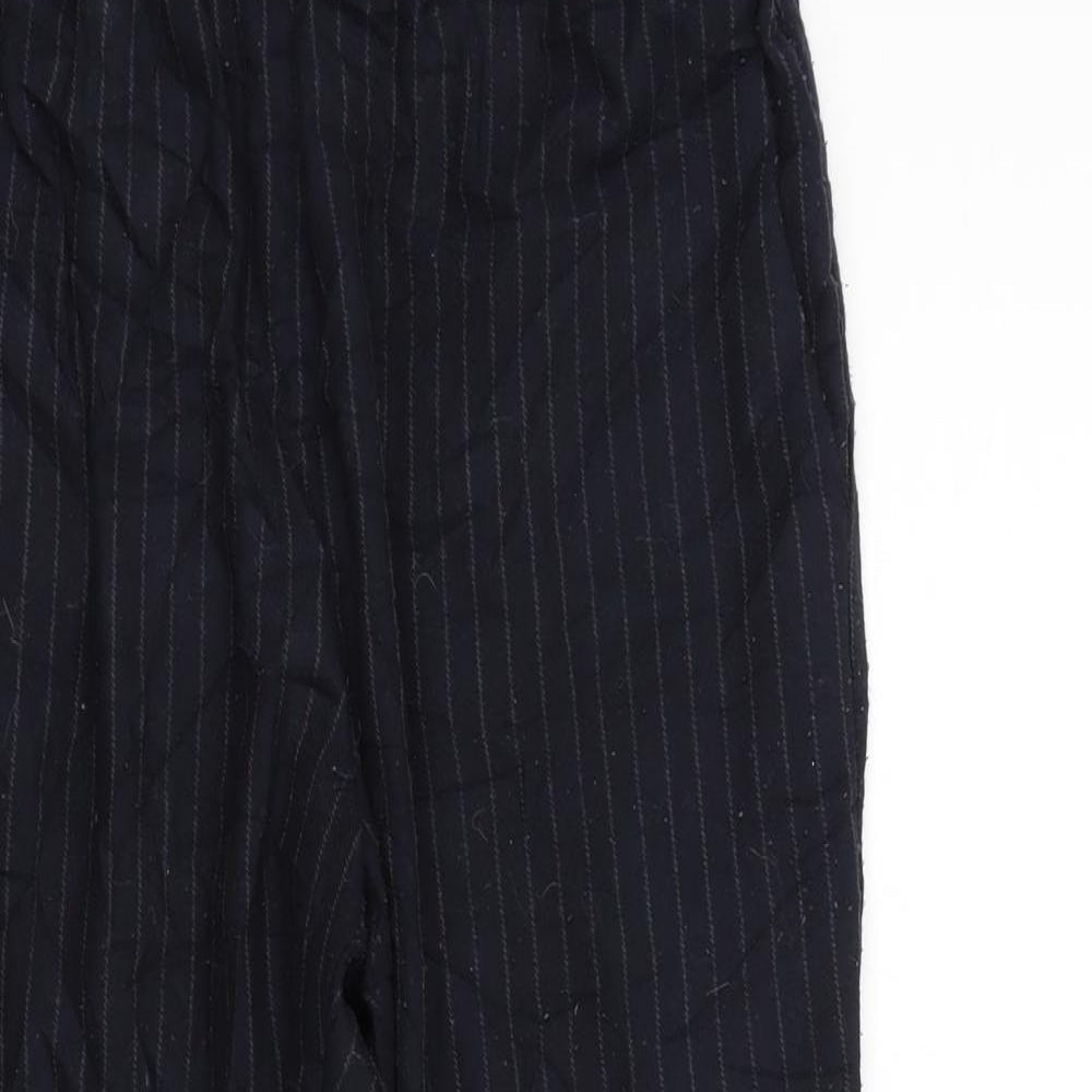 Womens UK Size 8 H&M Regular Fit  Black Trousers