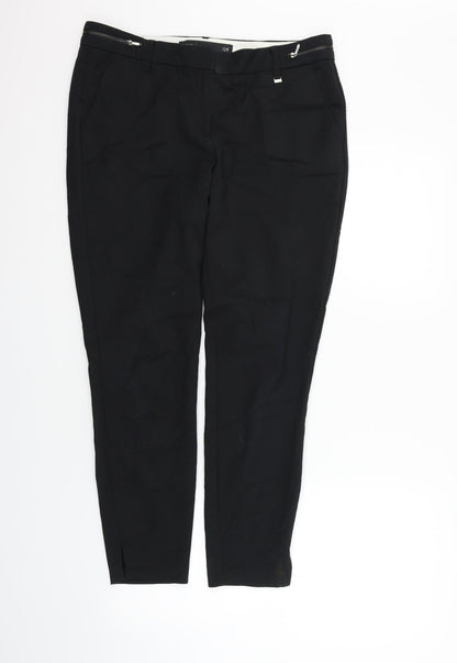 Womens UK Size 12 NEXT Regular Fit  Black Trousers