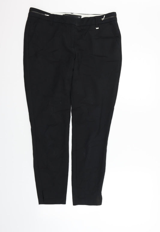 Womens UK Size 12 NEXT Regular Fit  Black Trousers