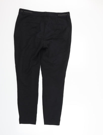 Womens UK Size 12 NEXT Regular Fit  Black Trousers