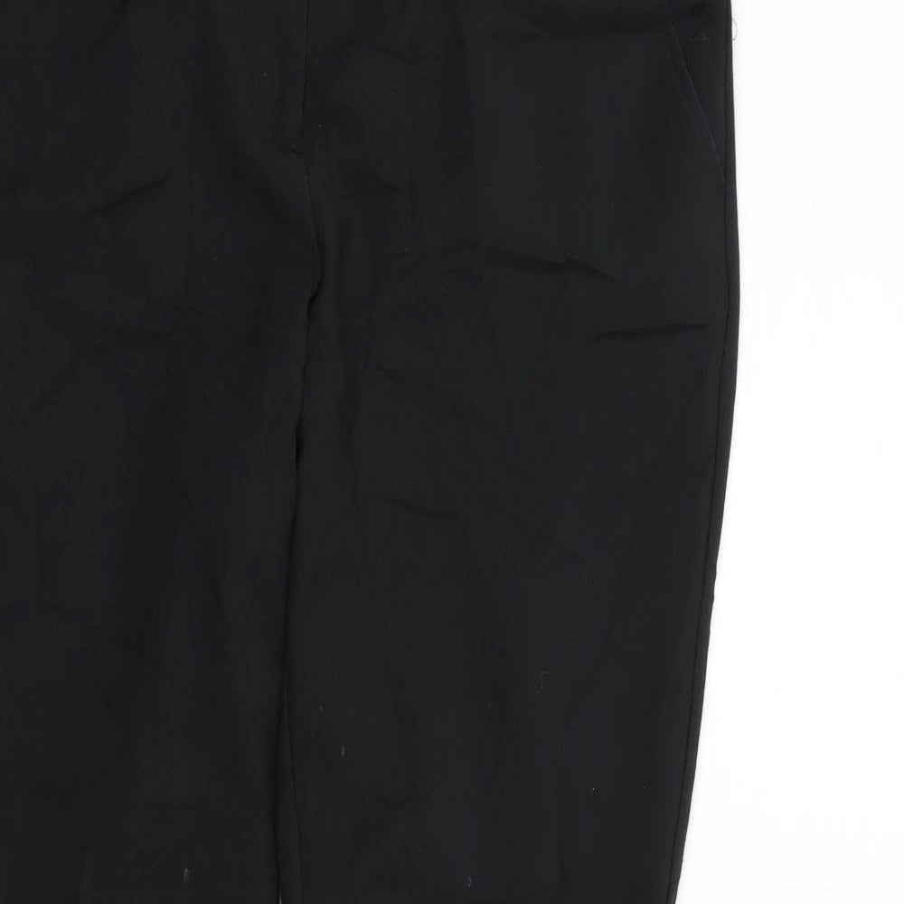 Womens UK Size 12 NEXT Regular Fit  Black Trousers