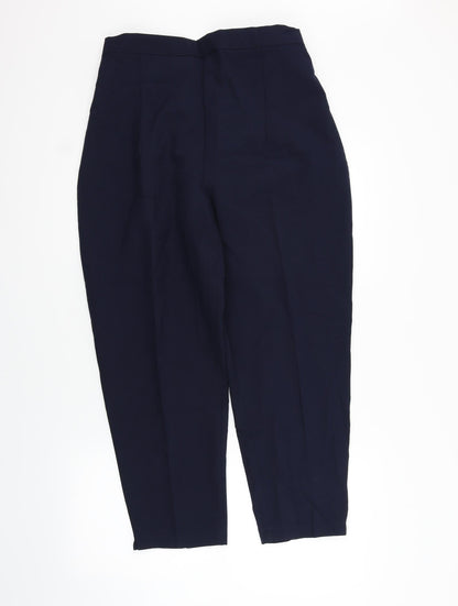 Womens UK Size 20 Preworn Regular Fit  Blue Trousers