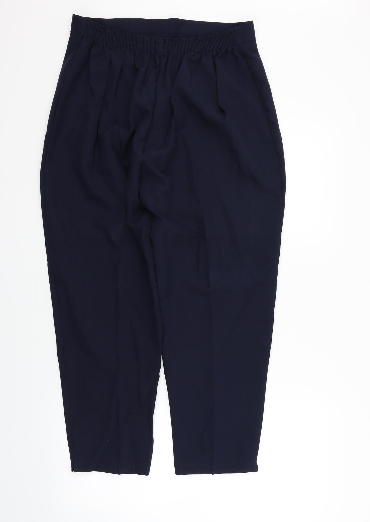 Womens UK Size 20 Preworn Regular Fit  Blue Trousers