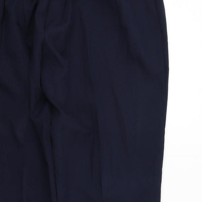Womens UK Size 20 Preworn Regular Fit  Blue Trousers