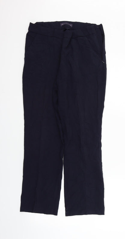 Womens UK Size 16 Marks and Spencer Regular Fit  Blue Trousers