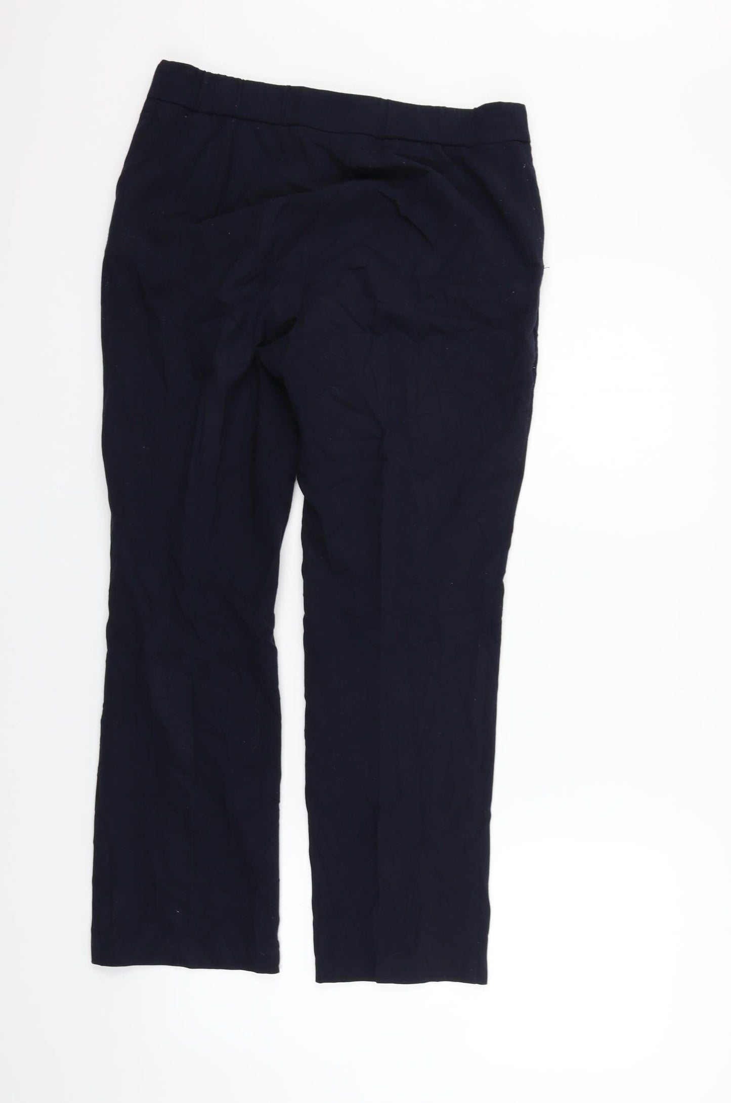 Womens UK Size 16 Marks and Spencer Regular Fit  Blue Trousers