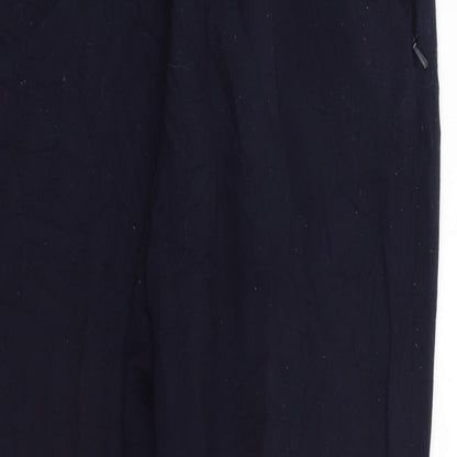 Womens UK Size 16 Marks and Spencer Regular Fit  Blue Trousers