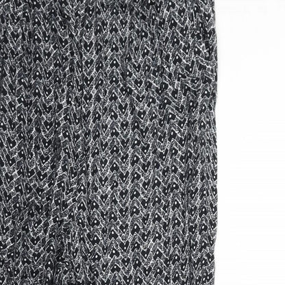 style at style Womens Black Geometric  Trousers  Size S L24 in