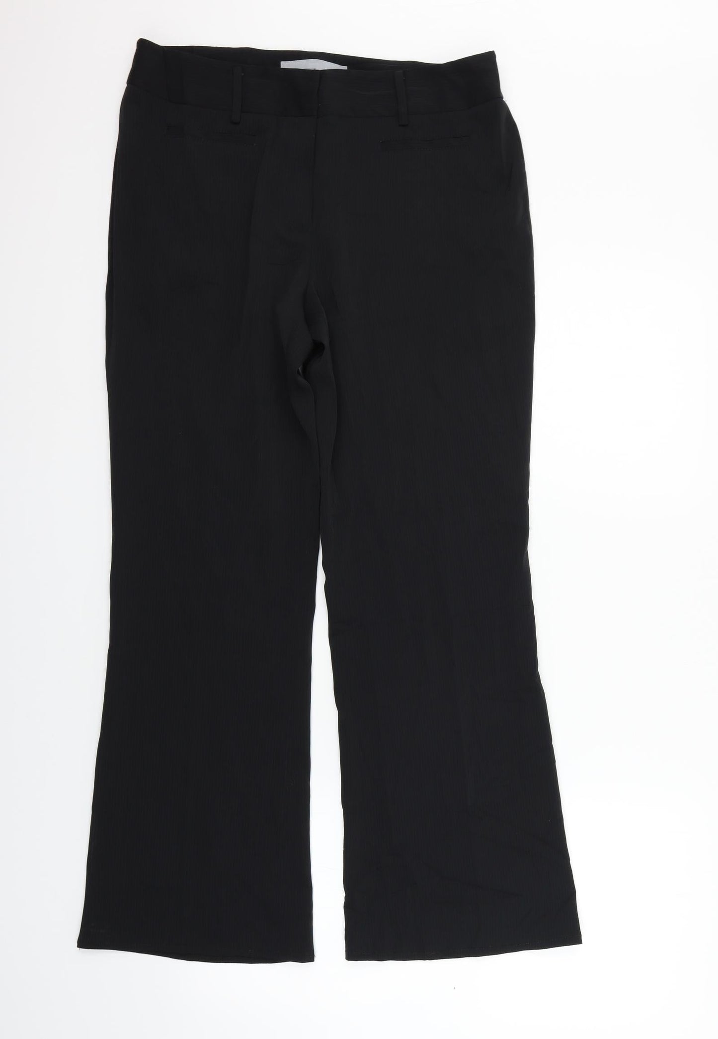 Womens UK Size 12 NEXT Regular Fit  Black Trousers