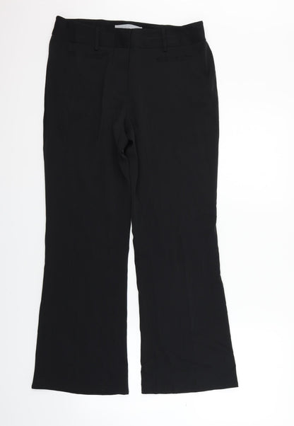 Womens UK Size 12 NEXT Regular Fit  Black Trousers