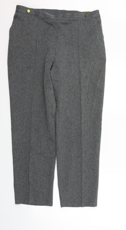Womens UK Size 16 Marks and Spencer Regular Fit  Green Trousers