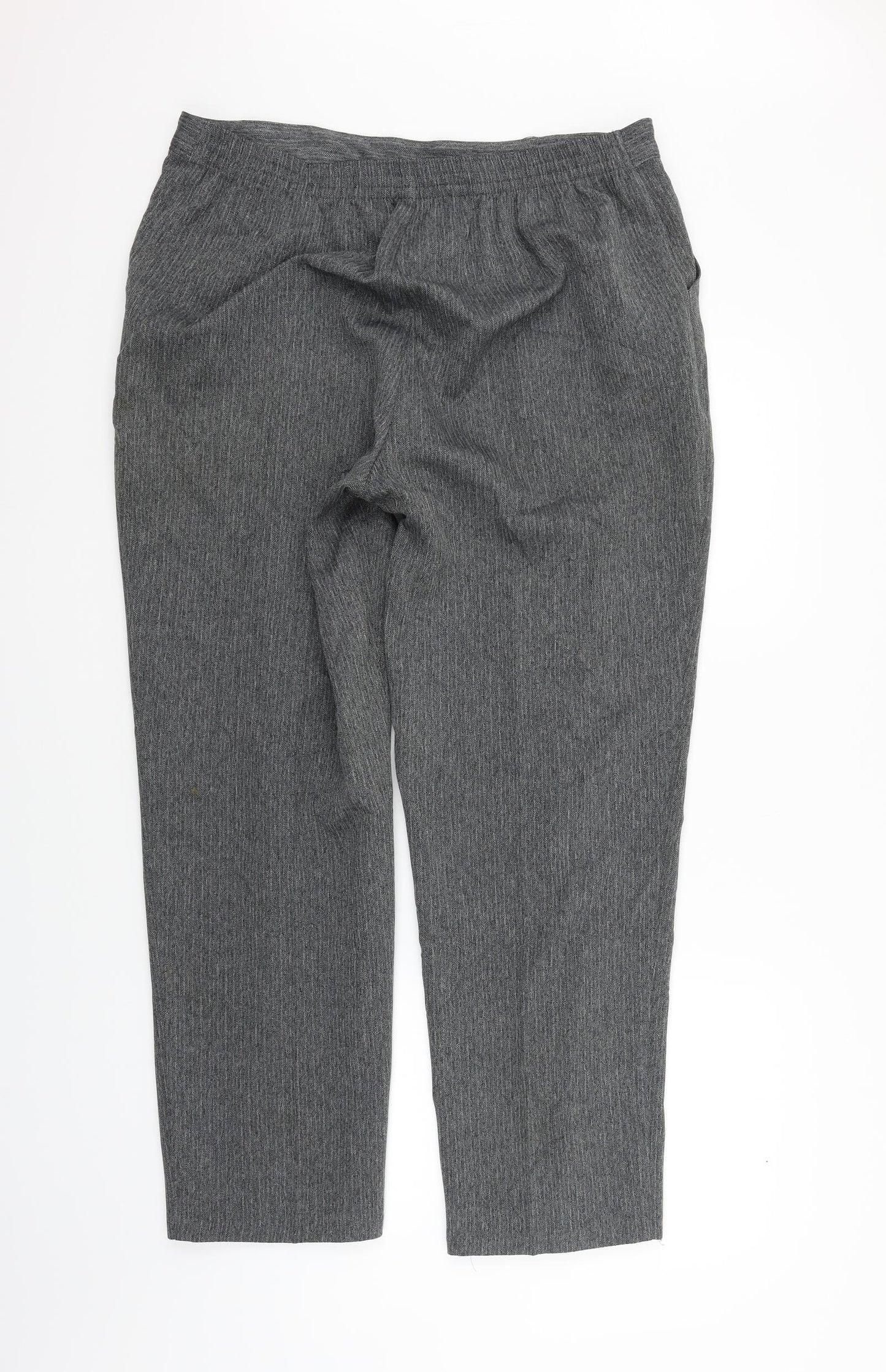 Womens UK Size 16 Marks and Spencer Regular Fit  Green Trousers