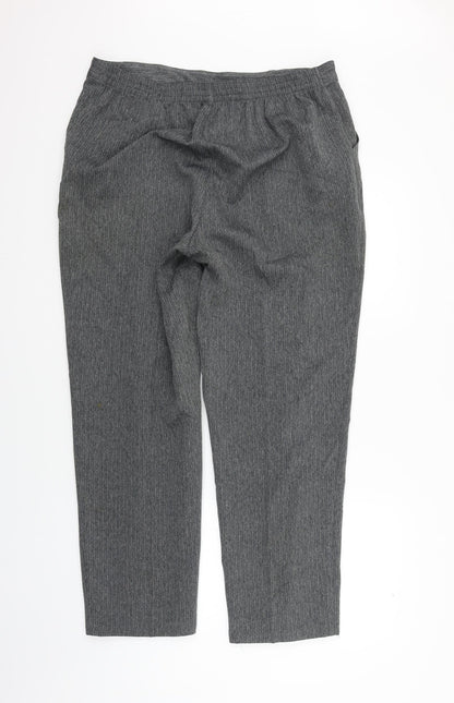 Womens UK Size 16 Marks and Spencer Regular Fit  Green Trousers