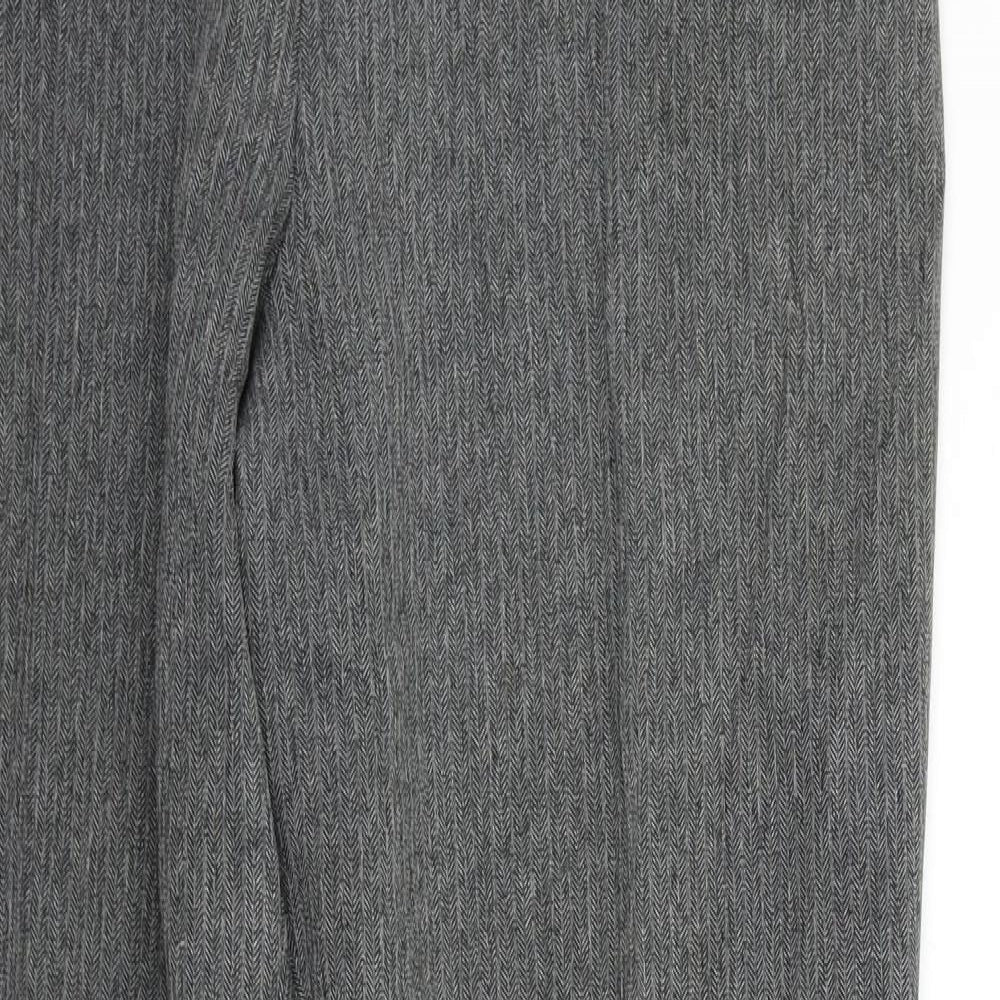 Womens UK Size 16 Marks and Spencer Regular Fit  Green Trousers