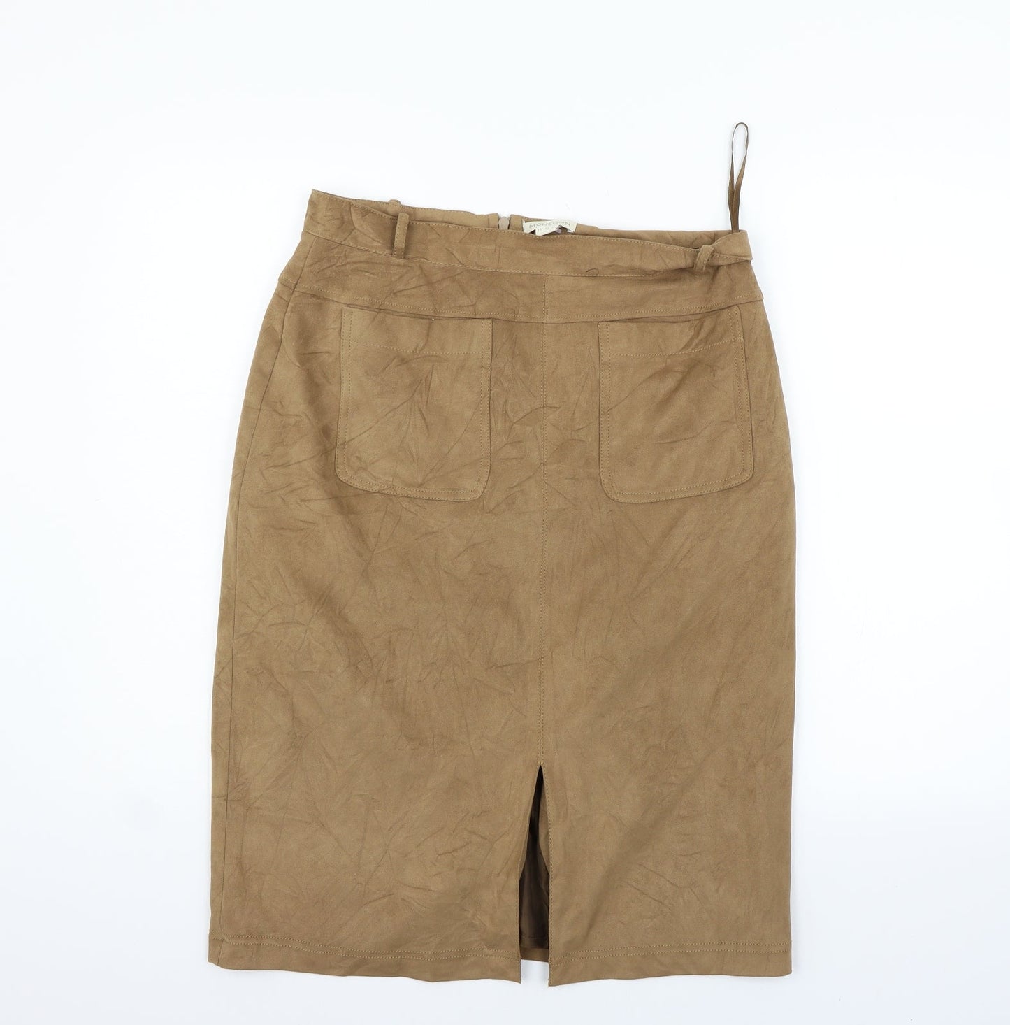 Monsoon Womens Beige   Flare Skirt Size 14