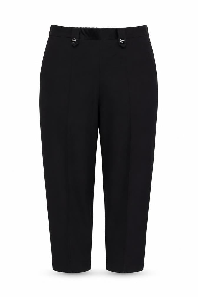 Bonmarché Womens Black Houndstooth Sweatpants Trousers Size 12 L26 in